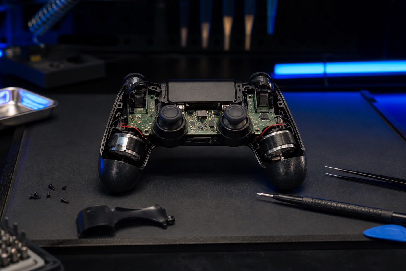 Диагностика и ремонт геймпада PS4 DualShock 4 в сервисном центре Ремонтер в Саратове Диагностика и ремонт геймпада PS4 DualShock 4 в сервисном центре Ремонтер в Саратове